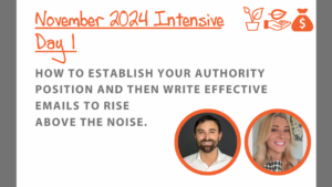 November 2024 Day 1 Intensive
