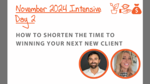 November 2024 Day 2 Intensive